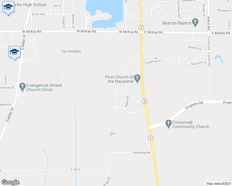 map of restaurants, bars, coffee shops, grocery stores, and more near 198 Overlook Drive in Shelbyville