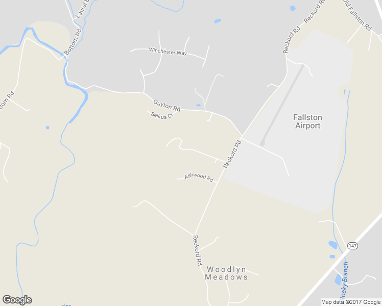 map of restaurants, bars, coffee shops, grocery stores, and more near 516 Reckord Road in Fallston