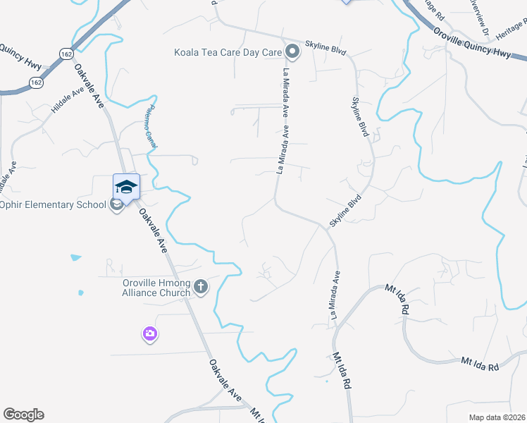 map of restaurants, bars, coffee shops, grocery stores, and more near 19 Short Avenue in Oroville