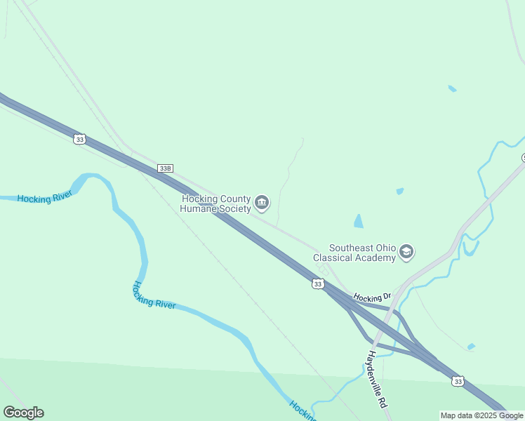 map of restaurants, bars, coffee shops, grocery stores, and more near 36960 Hocking Drive in Logan