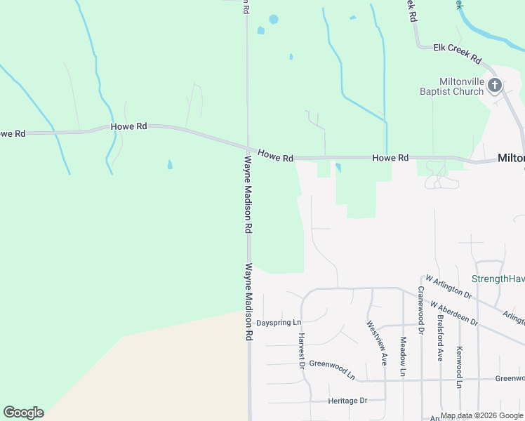 map of restaurants, bars, coffee shops, grocery stores, and more near 4332 Wayne Madison Rd in Trenton