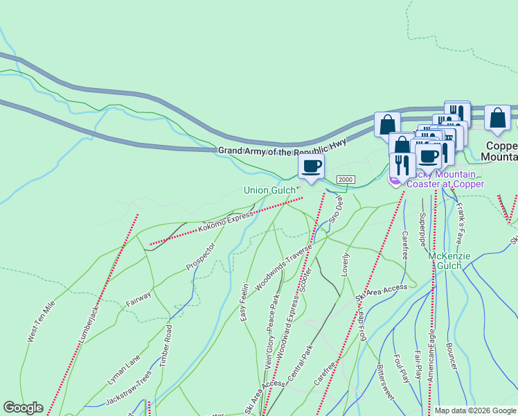 map of restaurants, bars, coffee shops, grocery stores, and more near 524 Beeler Place in Frisco