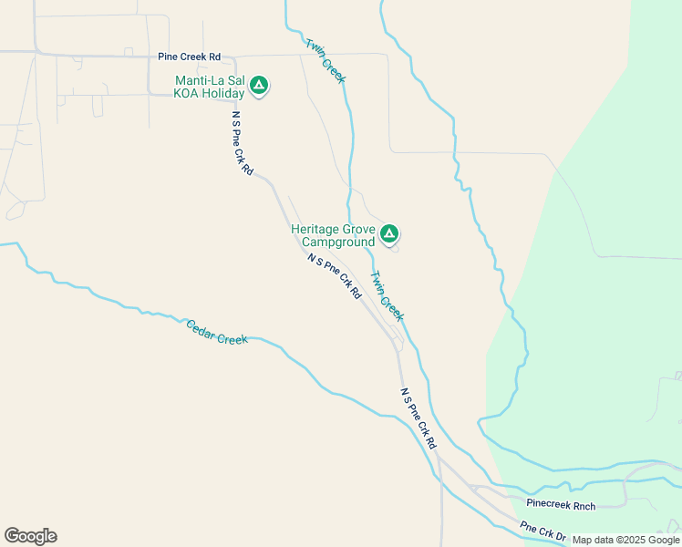 map of restaurants, bars, coffee shops, grocery stores, and more near North 12000 East in Sanpete County