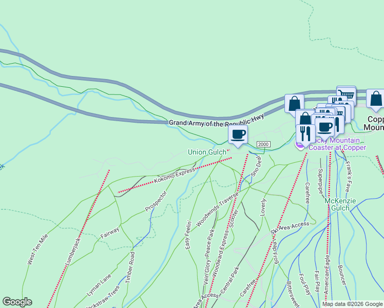 map of restaurants, bars, coffee shops, grocery stores, and more near 524 Beeler Place in Frisco