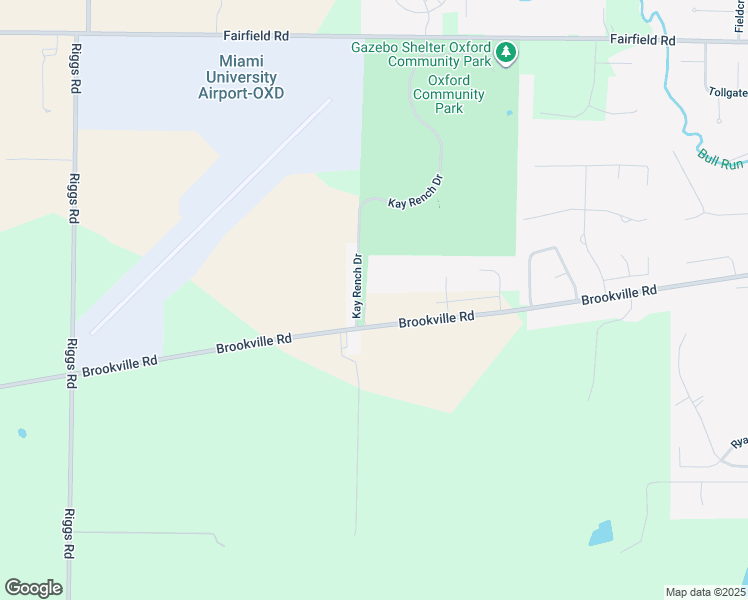 map of restaurants, bars, coffee shops, grocery stores, and more near 6788 Brookville Road in Oxford