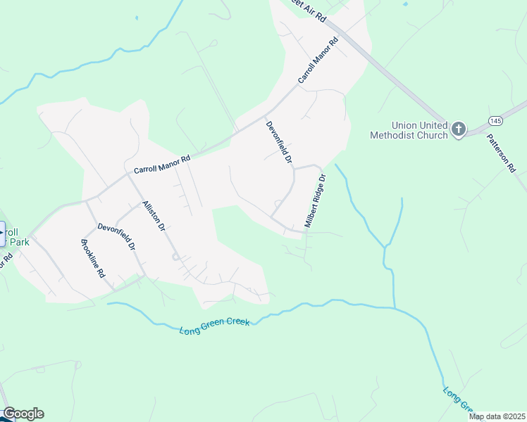 map of restaurants, bars, coffee shops, grocery stores, and more near 13700 East Devonfield Drive in Baldwin
