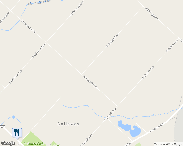 map of restaurants, bars, coffee shops, grocery stores, and more near 170 South Genoa Avenue in Egg Harbor City