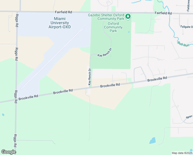 map of restaurants, bars, coffee shops, grocery stores, and more near 6788 Brookville Road in Oxford