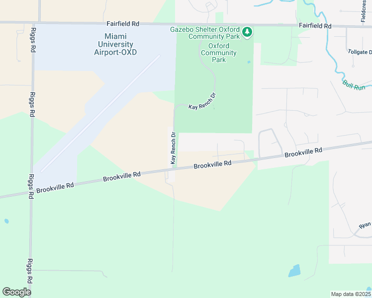 map of restaurants, bars, coffee shops, grocery stores, and more near 6788 Brookville Road in Oxford