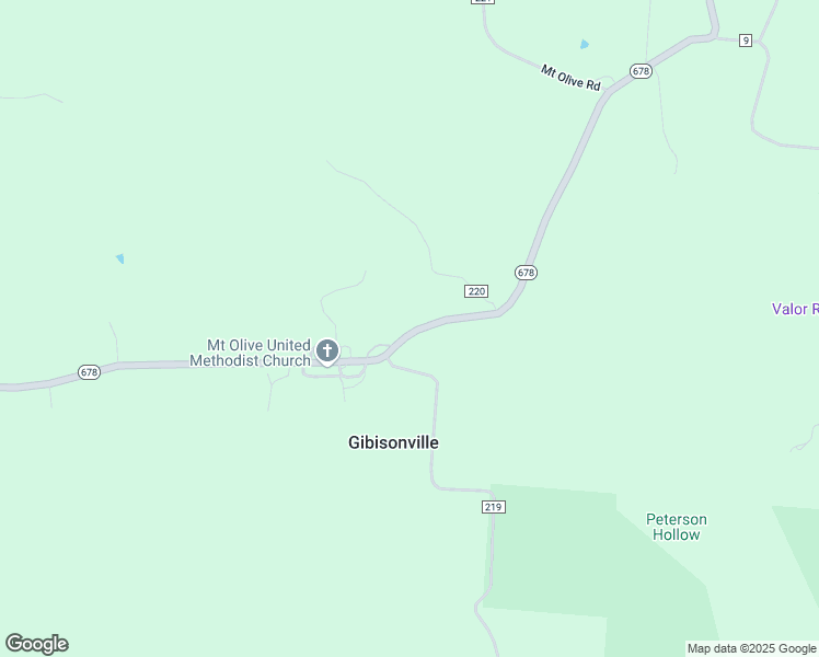 map of restaurants, bars, coffee shops, grocery stores, and more near 16131-16173 Highway 678 in Rockbridge