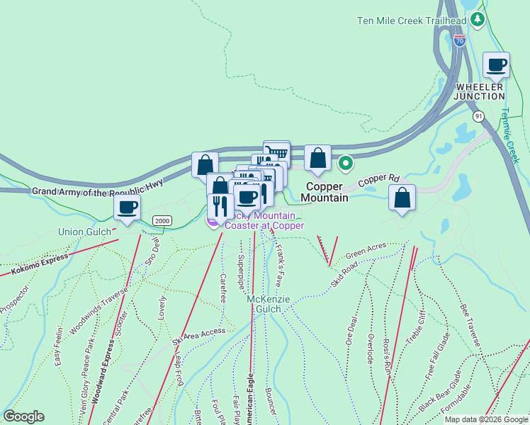 map of restaurants, bars, coffee shops, grocery stores, and more near 189 10 Mile Circle in Frisco
