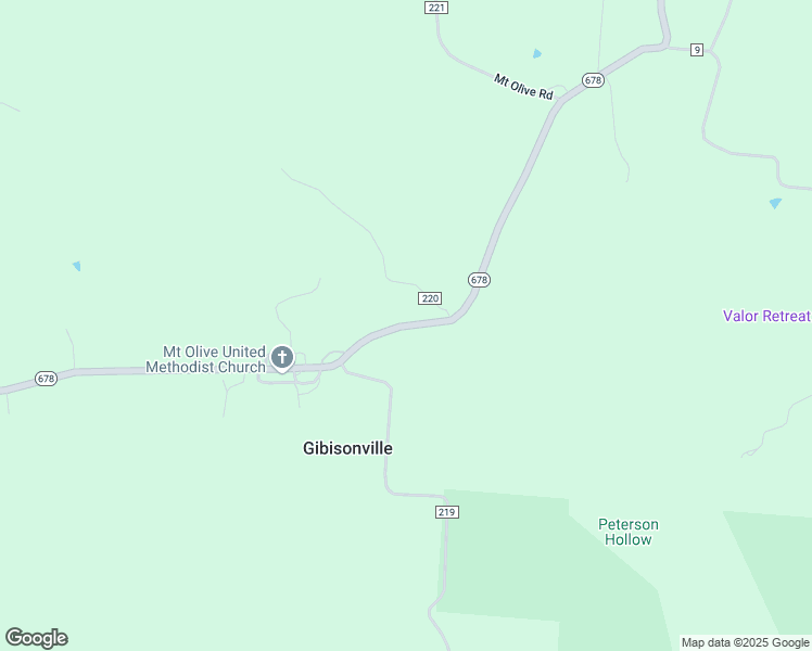 map of restaurants, bars, coffee shops, grocery stores, and more near 16131 Ohio 678 in Rockbridge
