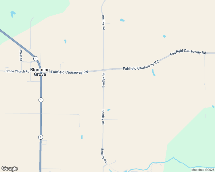 map of restaurants, bars, coffee shops, grocery stores, and more near 14066 Bentley Road in Brookville