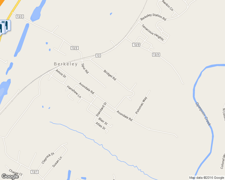 map of restaurants, bars, coffee shops, grocery stores, and more near 277 Spur Road in Martinsburg