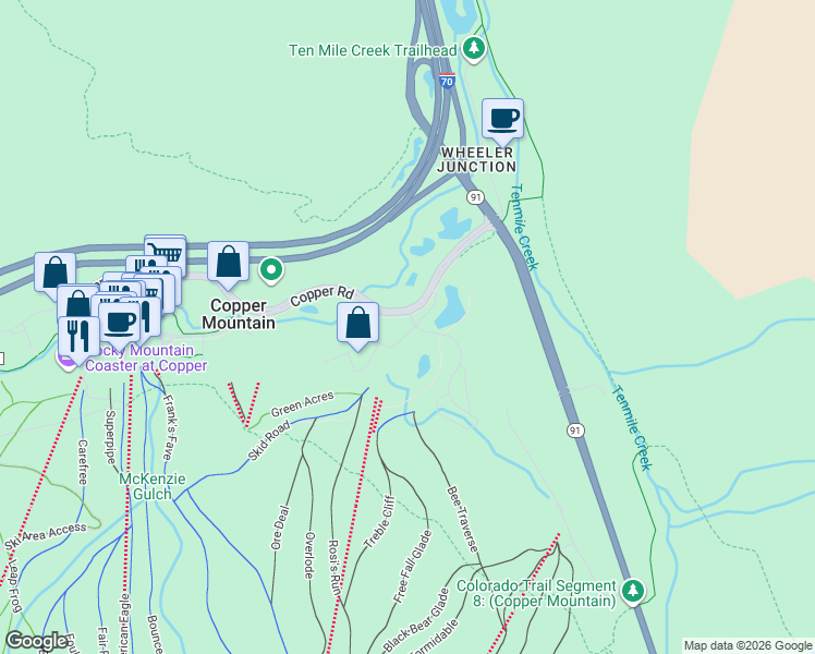 map of restaurants, bars, coffee shops, grocery stores, and more near 48 Golf Course Drive in Frisco