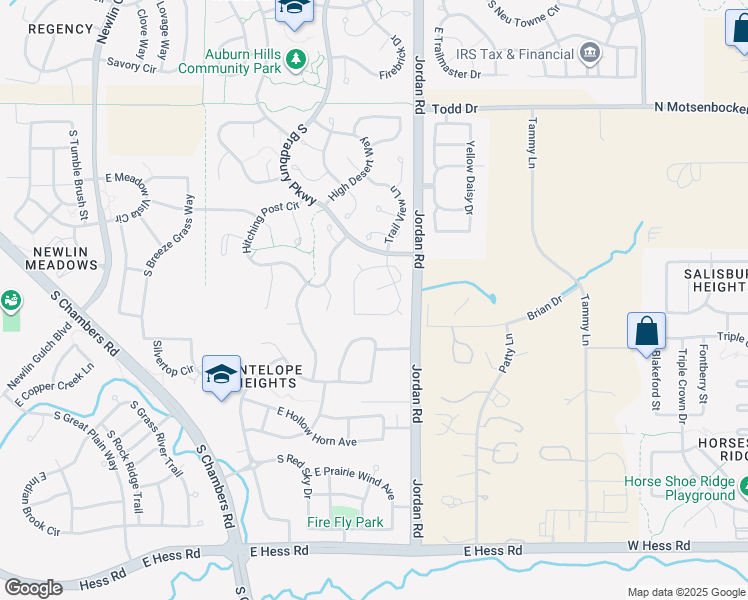map of restaurants, bars, coffee shops, grocery stores, and more near 11888 Trail Court in Parker