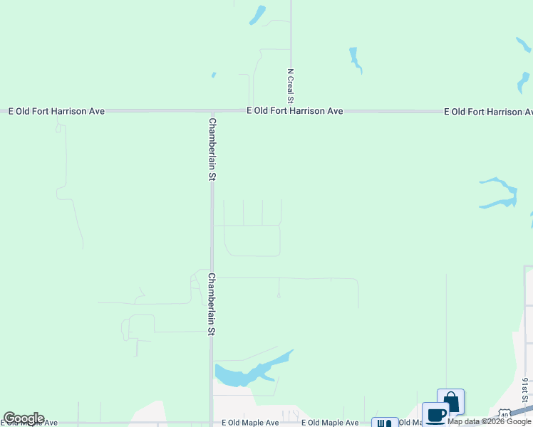 map of restaurants, bars, coffee shops, grocery stores, and more near Brittany Ct in Terre Haute