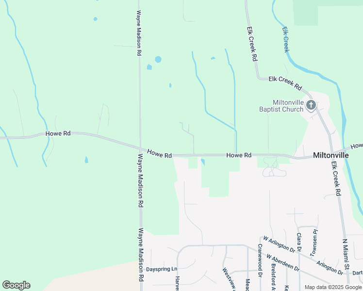 map of restaurants, bars, coffee shops, grocery stores, and more near 5470 Howe Rd in Trenton