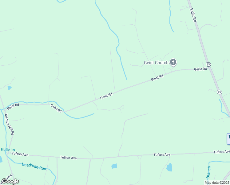 map of restaurants, bars, coffee shops, grocery stores, and more near 2132 Geist Road in Reisterstown