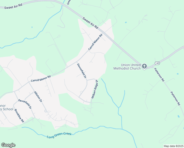 map of restaurants, bars, coffee shops, grocery stores, and more near 13711 Milbert Ridge Drive in Baldwin
