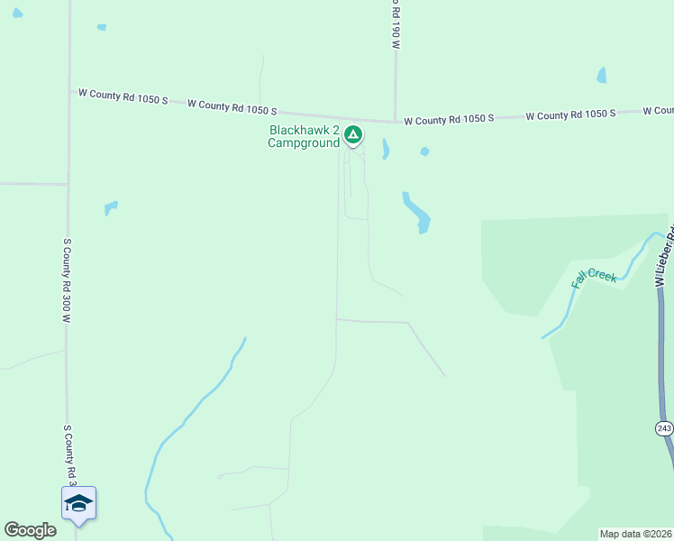 map of restaurants, bars, coffee shops, grocery stores, and more near South County Road 225 West in Putnam County