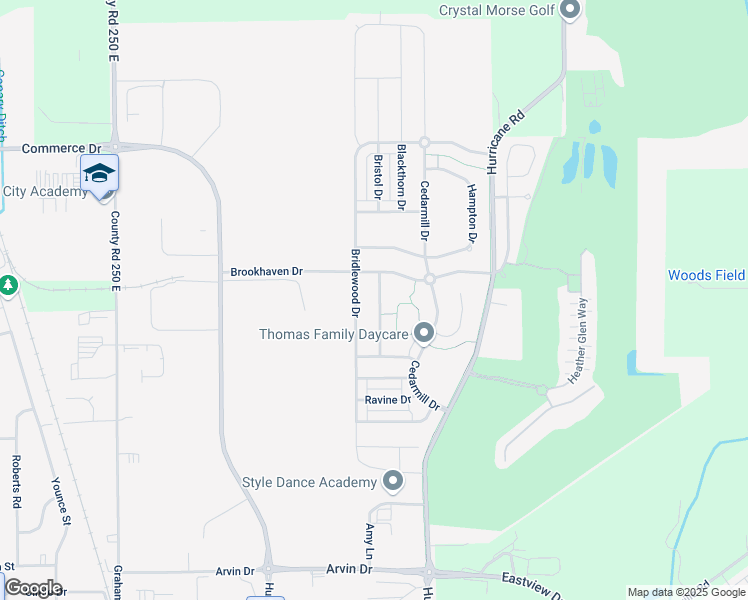 map of restaurants, bars, coffee shops, grocery stores, and more near 2174 Olympia Drive in Franklin