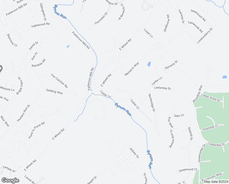 map of restaurants, bars, coffee shops, grocery stores, and more near 503 Cedar Hill Court in Bel Air