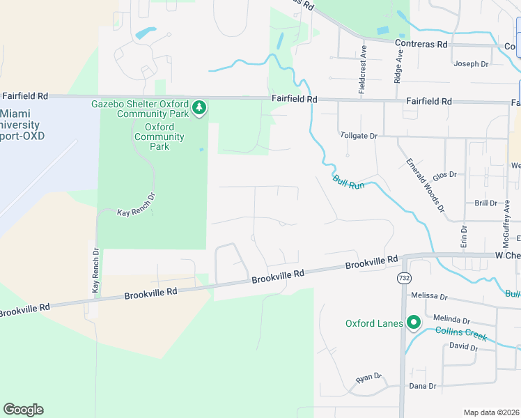 map of restaurants, bars, coffee shops, grocery stores, and more near 86 Lantern Ridge Road in Oxford