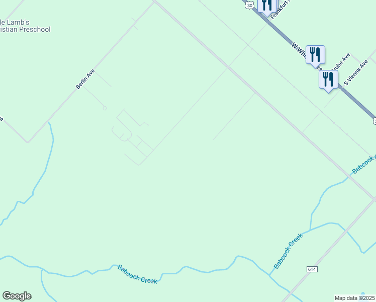 map of restaurants, bars, coffee shops, grocery stores, and more near 534 Frankfurt Avenue in Galloway