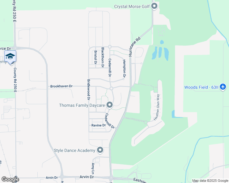 map of restaurants, bars, coffee shops, grocery stores, and more near 2183 Cedarmill Drive in Franklin