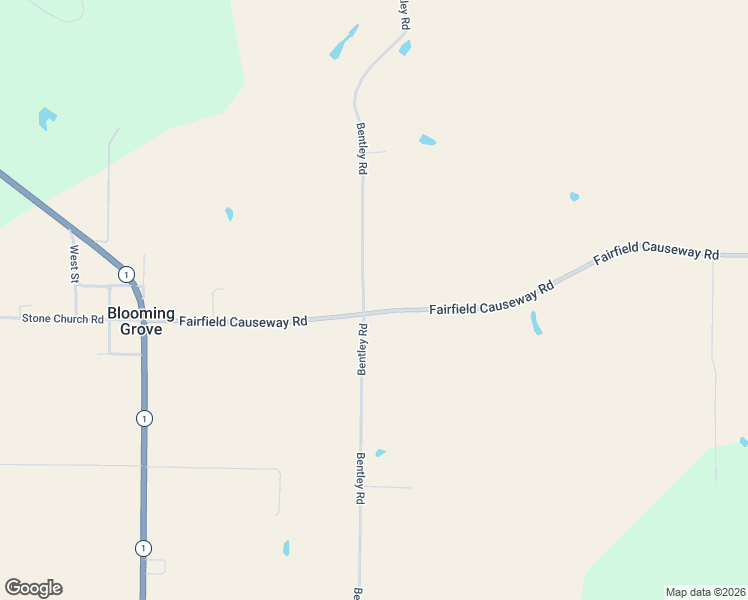 map of restaurants, bars, coffee shops, grocery stores, and more near 14472-14998 Fairfield Causeway Road in Brookville