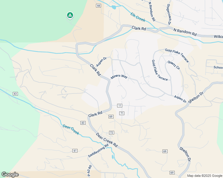 map of restaurants, bars, coffee shops, grocery stores, and more near 468 Clark Road in Bailey