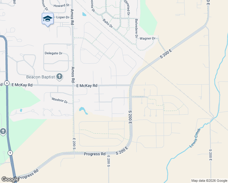 map of restaurants, bars, coffee shops, grocery stores, and more near 1473 East McKay Road in Shelbyville