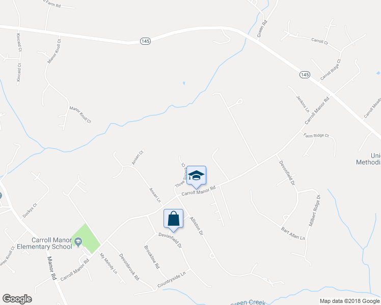 map of restaurants, bars, coffee shops, grocery stores, and more near 11 Three Sisters Court in Baldwin