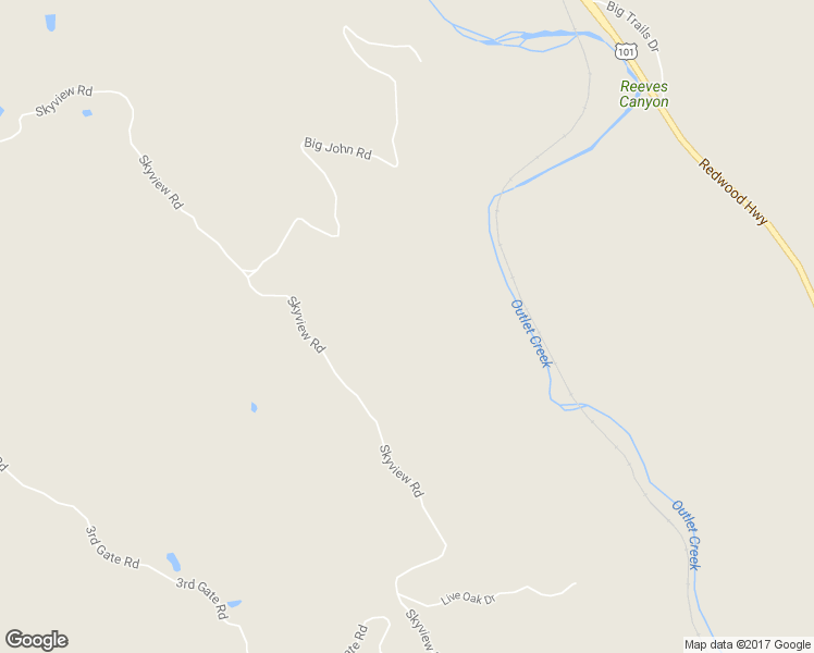 map of restaurants, bars, coffee shops, grocery stores, and more near 27651 Skyview Road in Willits