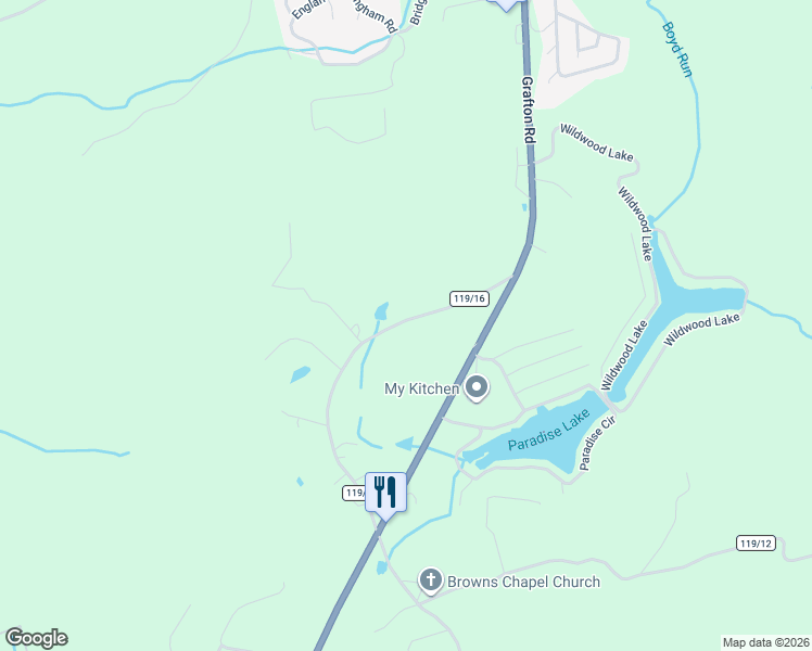 map of restaurants, bars, coffee shops, grocery stores, and more near 236 Kelly Road in Morgantown