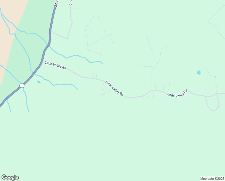 map of restaurants, bars, coffee shops, grocery stores, and more near 33451 Little Valley Road in Fort Bragg