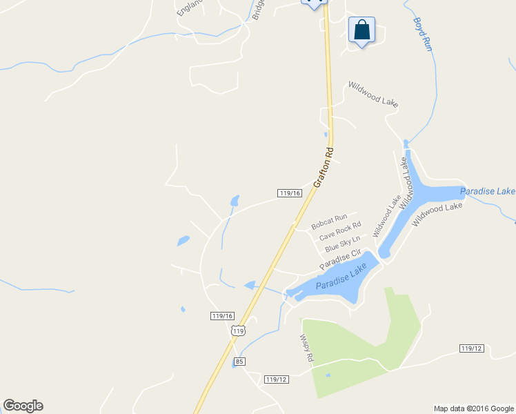 map of restaurants, bars, coffee shops, grocery stores, and more near 236 Kelly Road in Morgantown