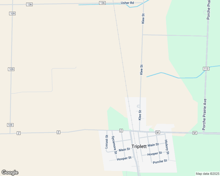 map of restaurants, bars, coffee shops, grocery stores, and more near in Triplett