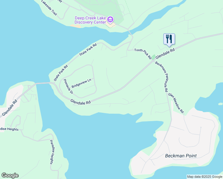 map of restaurants, bars, coffee shops, grocery stores, and more near 31 Linz Lane in Swanton