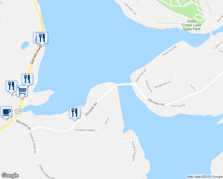 map of restaurants, bars, coffee shops, grocery stores, and more near 11 Glendale Road in Oakland