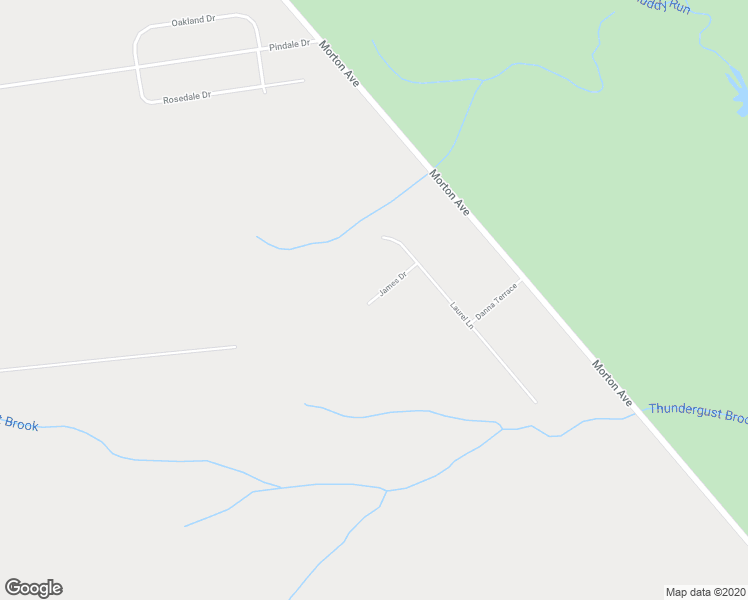 map of restaurants, bars, coffee shops, grocery stores, and more near 699 James Drive in Bridgeton