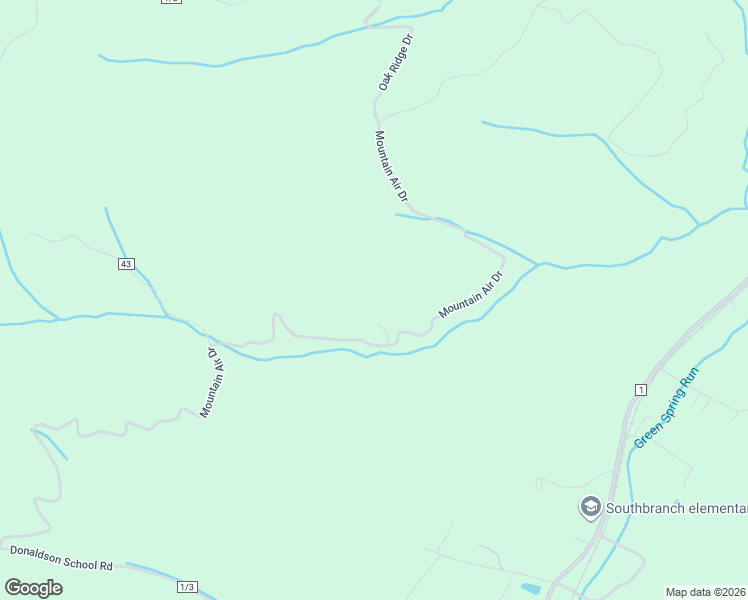 map of restaurants, bars, coffee shops, grocery stores, and more near 1629 Mountain Air Drive in Green Spring