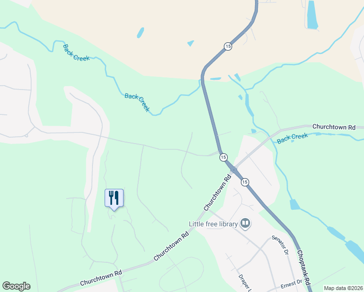 map of restaurants, bars, coffee shops, grocery stores, and more near 100 Joshua Court in Middletown