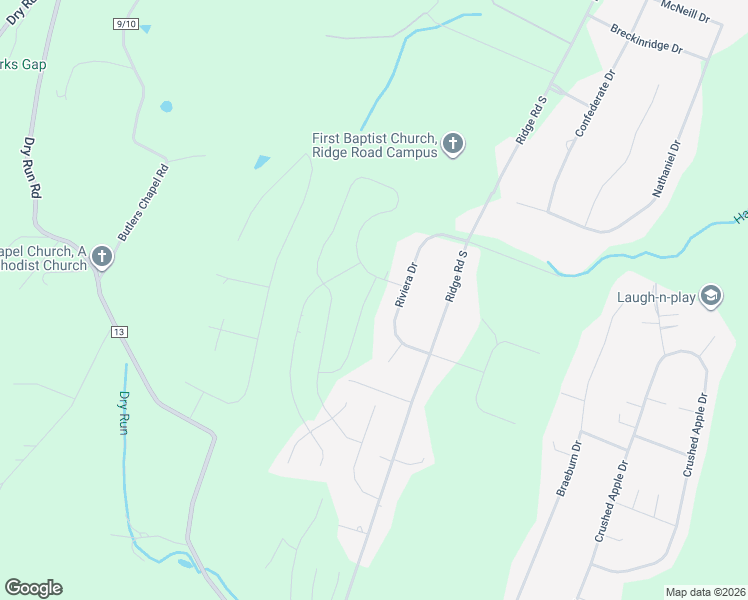 map of restaurants, bars, coffee shops, grocery stores, and more near 51 LaTrobe Drive in Martinsburg