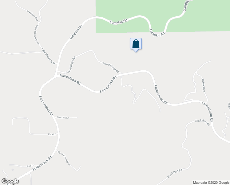 map of restaurants, bars, coffee shops, grocery stores, and more near 300 Powell Ridge Road in Oroville