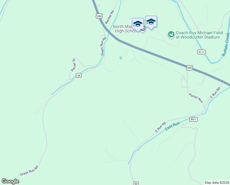map of restaurants, bars, coffee shops, grocery stores, and more near East Run in Farmington
