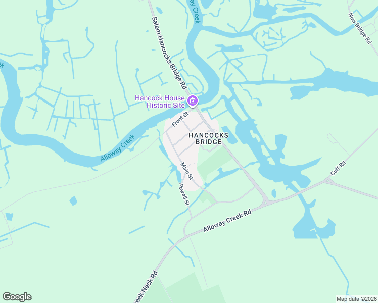 map of restaurants, bars, coffee shops, grocery stores, and more near 37 2nd Street in Lower Alloways Creek