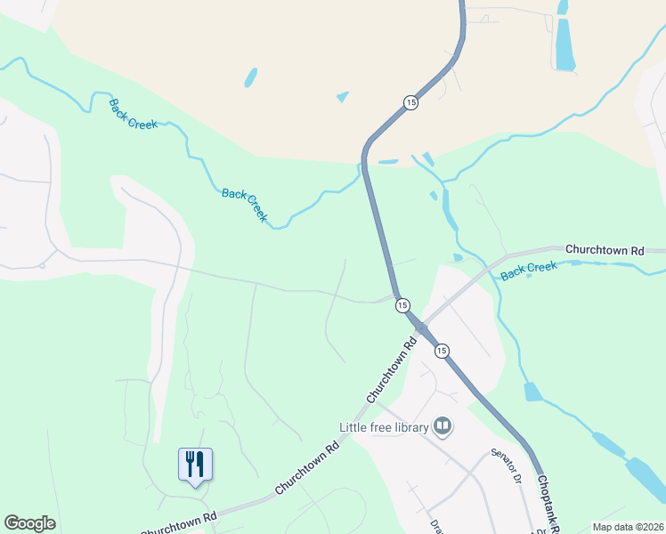 map of restaurants, bars, coffee shops, grocery stores, and more near 100 Joshua Court in Middletown