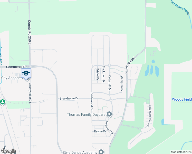 map of restaurants, bars, coffee shops, grocery stores, and more near 2328 Bristol Drive in Franklin
